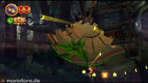 World 5 — Forest — Donkey Kong Country Returns walkthrough screenshot