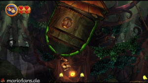 World 5 — Forest — Donkey Kong Country Returns walkthrough screenshot