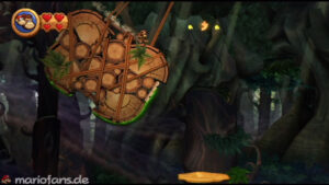 World 5 — Forest — Donkey Kong Country Returns walkthrough screenshot