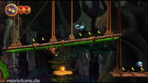 World 5 — Forest — Donkey Kong Country Returns walkthrough screenshot