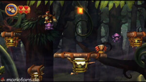 World 5 — Forest — Donkey Kong Country Returns walkthrough screenshot