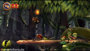 World 5 — Forest — Donkey Kong Country Returns walkthrough screenshot