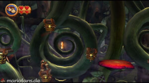 World 5 — Forest — Donkey Kong Country Returns walkthrough screenshot