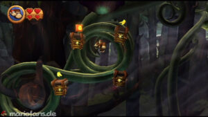 World 5 — Forest — Donkey Kong Country Returns walkthrough screenshot