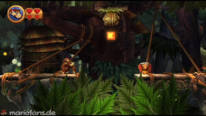 World 5 — Forest — Donkey Kong Country Returns walkthrough screenshot