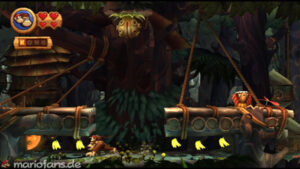 World 5 — Forest — Donkey Kong Country Returns walkthrough screenshot