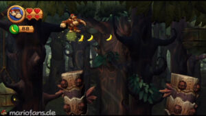 World 5 — Forest — Donkey Kong Country Returns walkthrough screenshot