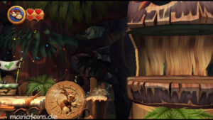 World 5 — Forest — Donkey Kong Country Returns walkthrough screenshot