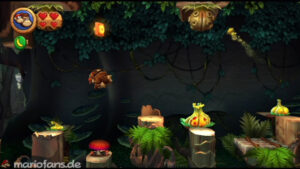 World 5 — Forest — Donkey Kong Country Returns walkthrough screenshot