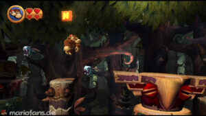 World 5 — Forest — Donkey Kong Country Returns walkthrough screenshot