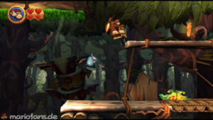 World 5 — Forest — Donkey Kong Country Returns walkthrough screenshot