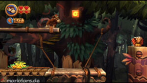 World 5 — Forest — Donkey Kong Country Returns walkthrough screenshot