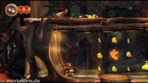 World 5 — Forest — Donkey Kong Country Returns walkthrough screenshot