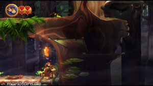 World 5 — Forest — Donkey Kong Country Returns walkthrough screenshot