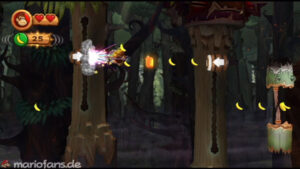 World 5 — Forest — Donkey Kong Country Returns walkthrough screenshot