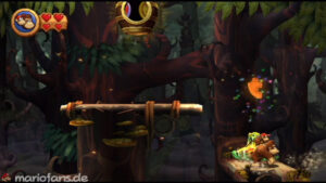 World 5 — Forest — Donkey Kong Country Returns walkthrough screenshot