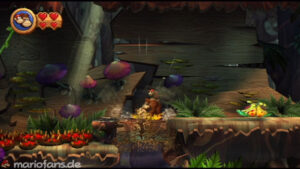 World 5 — Forest — Donkey Kong Country Returns walkthrough screenshot