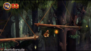World 5 — Forest — Donkey Kong Country Returns walkthrough screenshot