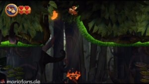 World 5 — Forest — Donkey Kong Country Returns walkthrough screenshot