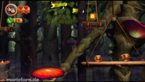 World 5 — Forest — Donkey Kong Country Returns walkthrough screenshot