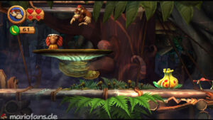 World 5 — Forest — Donkey Kong Country Returns walkthrough screenshot