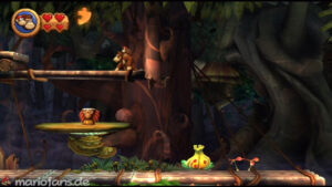World 5 — Forest — Donkey Kong Country Returns walkthrough screenshot