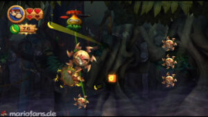 World 5 — Forest — Donkey Kong Country Returns walkthrough screenshot