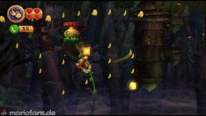 World 5 — Forest — Donkey Kong Country Returns walkthrough screenshot