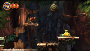 World 5 — Forest — Donkey Kong Country Returns walkthrough screenshot