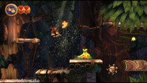World 5 — Forest — Donkey Kong Country Returns walkthrough screenshot