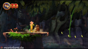 World 5 — Forest — Donkey Kong Country Returns walkthrough screenshot