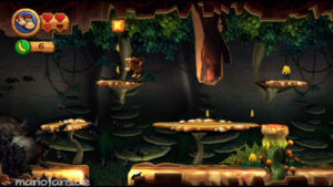 World 5 — Forest — Donkey Kong Country Returns walkthrough screenshot
