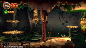 World 5 — Forest — Donkey Kong Country Returns walkthrough screenshot