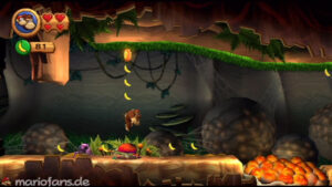 World 5 — Forest — Donkey Kong Country Returns walkthrough screenshot