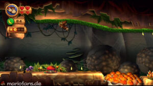 World 5 — Forest — Donkey Kong Country Returns walkthrough screenshot