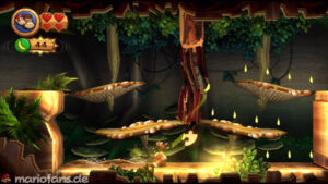 World 5 — Forest — Donkey Kong Country Returns walkthrough screenshot