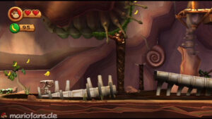 World 6 — Cliff — Donkey Kong Country Returns walkthrough screenshot