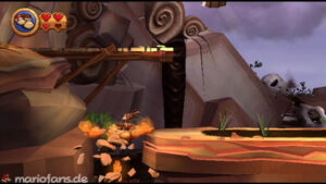 World 6 — Cliff — Donkey Kong Country Returns walkthrough screenshot