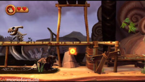 World 6 — Cliff — Donkey Kong Country Returns walkthrough screenshot