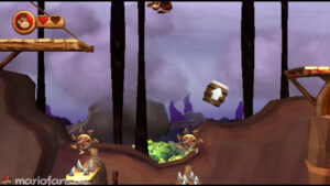 World 6 — Cliff — Donkey Kong Country Returns walkthrough screenshot