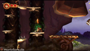 World 6 — Cliff — Donkey Kong Country Returns walkthrough screenshot