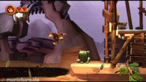 World 6 — Cliff — Donkey Kong Country Returns walkthrough screenshot