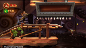 World 6 — Cliff — Donkey Kong Country Returns walkthrough screenshot