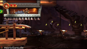 World 6 — Cliff — Donkey Kong Country Returns walkthrough screenshot