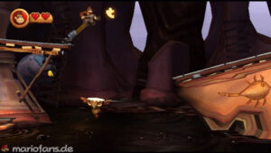 World 6 — Cliff — Donkey Kong Country Returns walkthrough screenshot