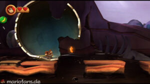 World 6 — Cliff — Donkey Kong Country Returns walkthrough screenshot