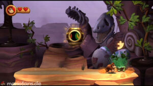 World 6 — Cliff — Donkey Kong Country Returns walkthrough screenshot