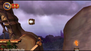 World 6 — Cliff — Donkey Kong Country Returns walkthrough screenshot