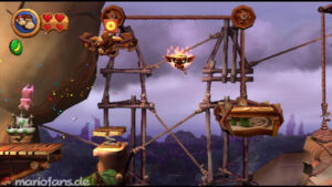 World 6 — Cliff — Donkey Kong Country Returns walkthrough screenshot