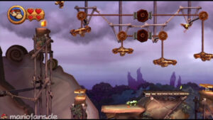 World 6 — Cliff — Donkey Kong Country Returns walkthrough screenshot